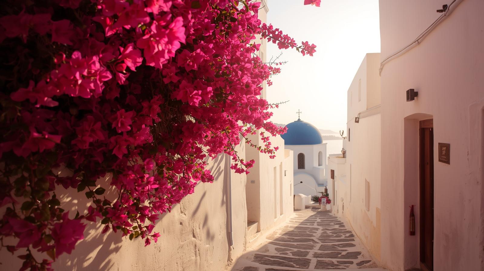 Santorini alley